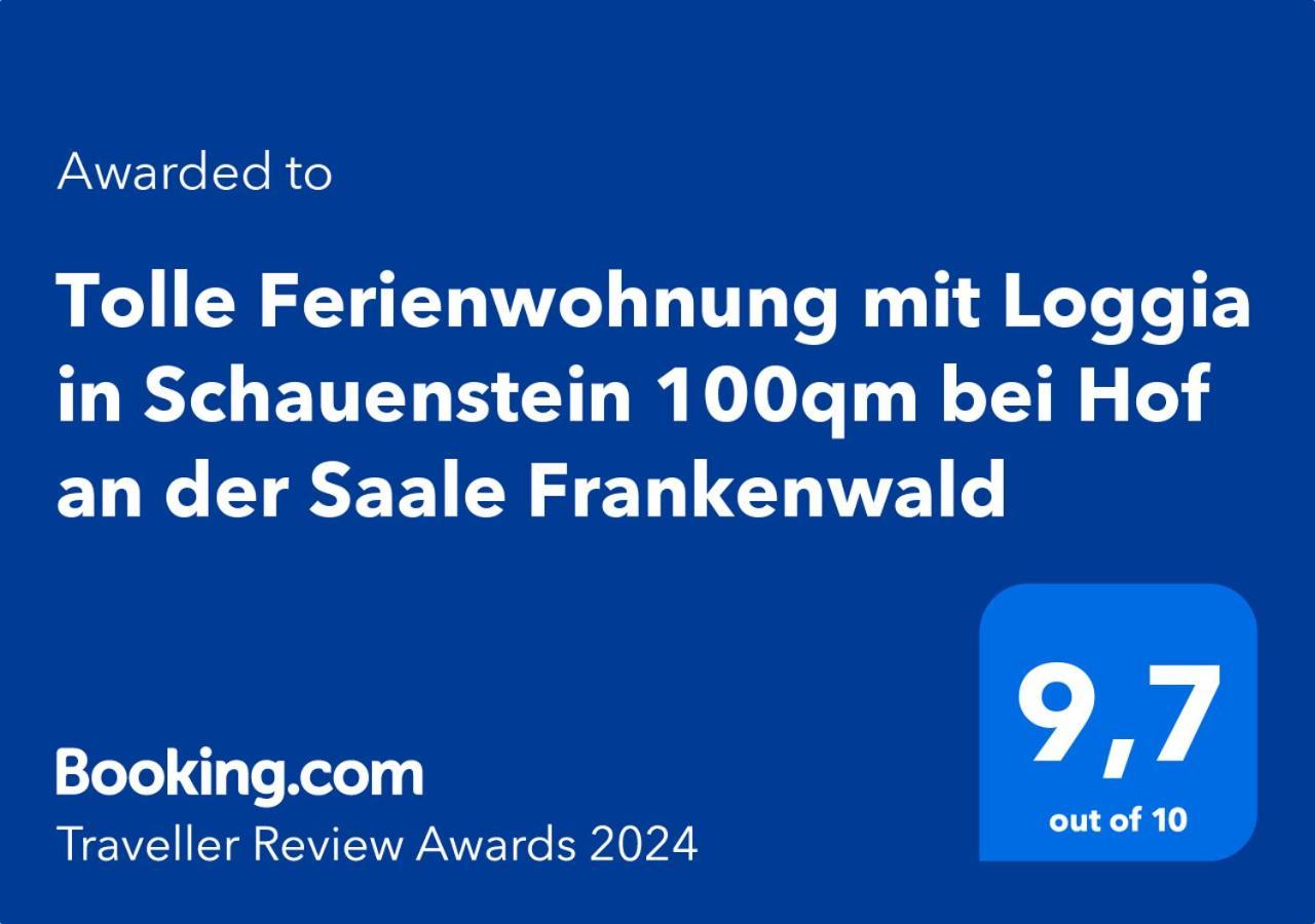 Tolle Ferienwohnung Mit Loggia In Schauenstein 100Qm Bei Hof An Der Saale Frankenwald エクステリア 写真