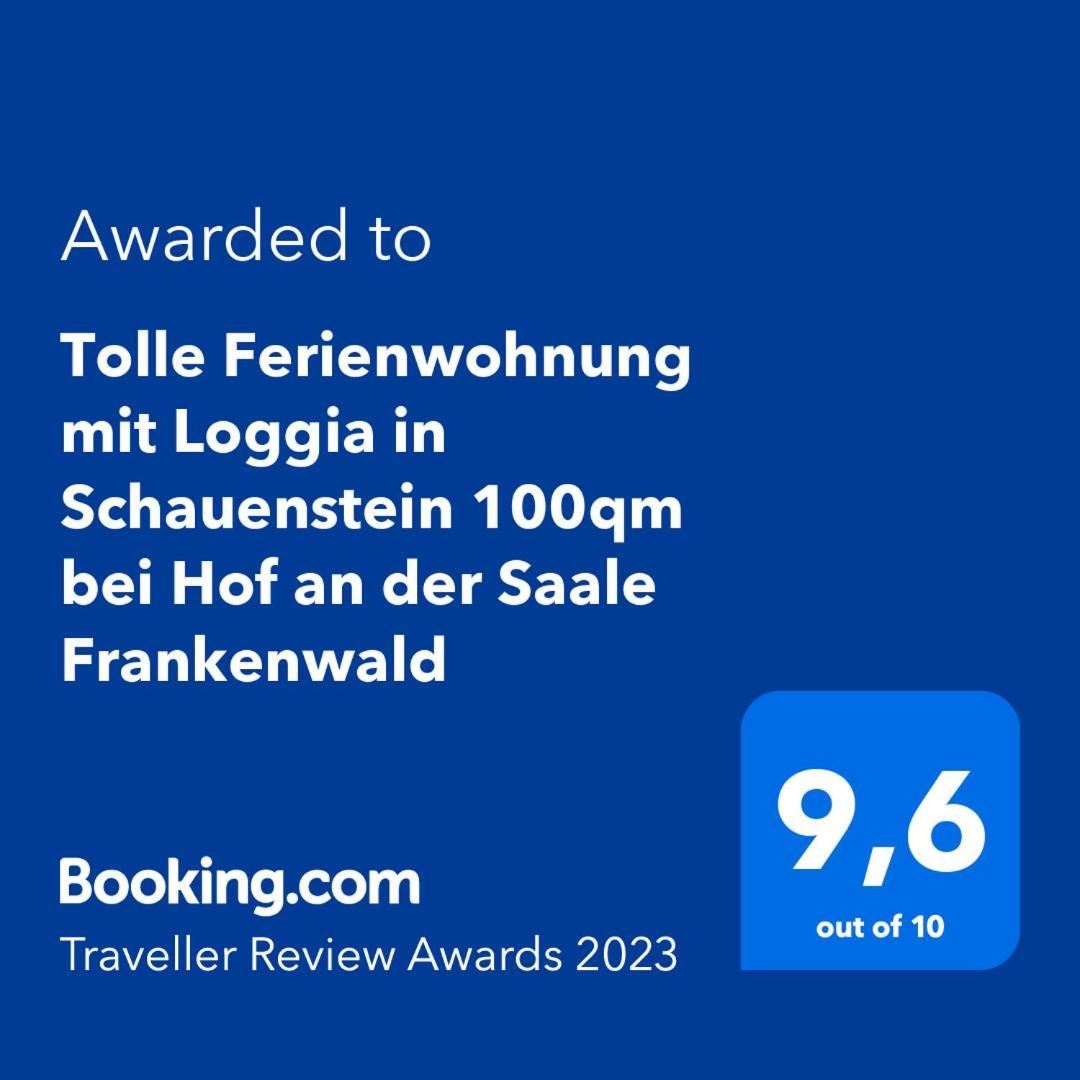 Tolle Ferienwohnung Mit Loggia In Schauenstein 100Qm Bei Hof An Der Saale Frankenwald エクステリア 写真